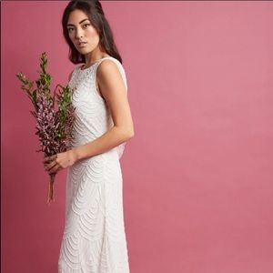 ModCloth Art Deco beaded wedding gown
